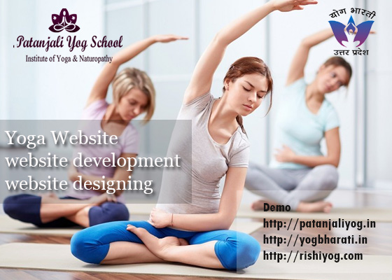 Yoga website development